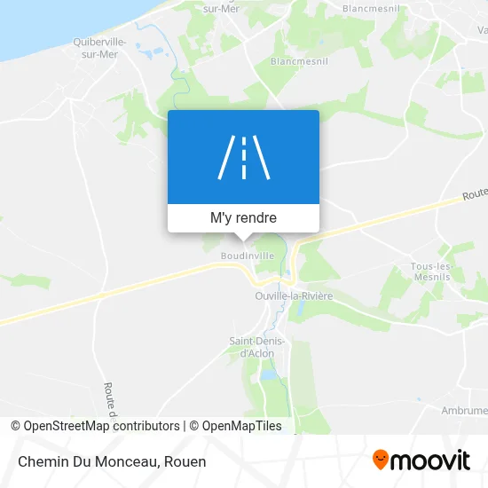 Chemin Du Monceau plan