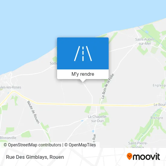 Rue Des Gimblays plan