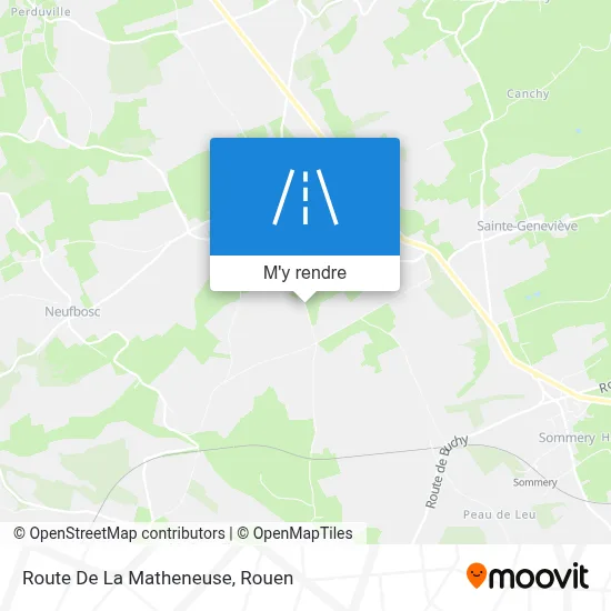 Route De La Matheneuse plan