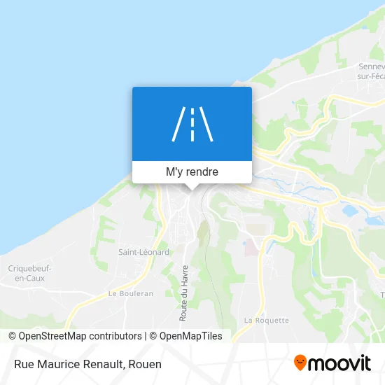 Rue Maurice Renault plan