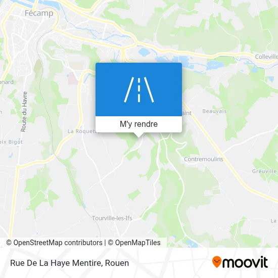 Rue De La Haye Mentire plan