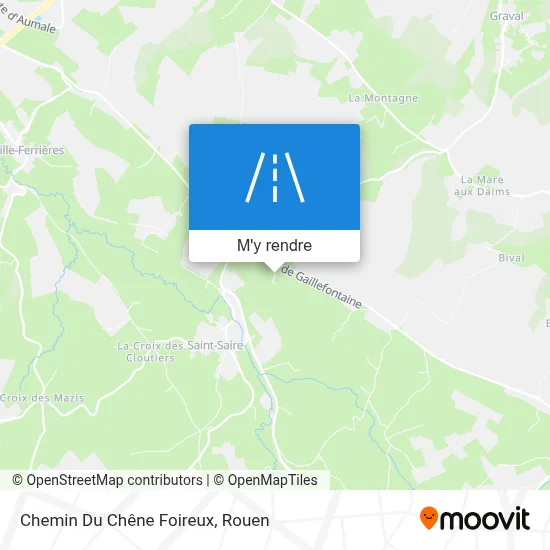 Chemin Du Chêne Foireux plan