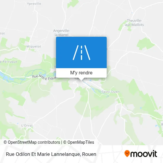 Rue Odilon Et Marie Lannelanque plan