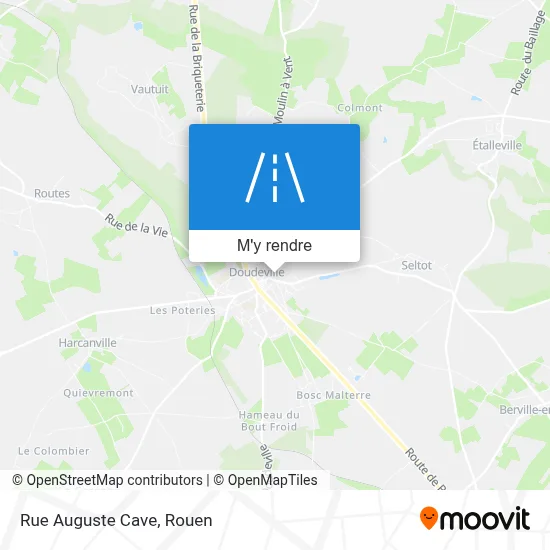 Rue Auguste Cave plan