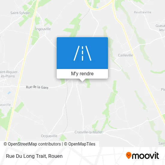 Rue Du Long Trait plan