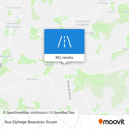 Rue Elphege Beaudoin plan