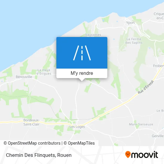 Chemin Des Flinquets plan