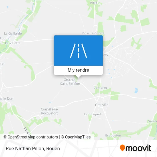 Rue Nathan Pillon plan