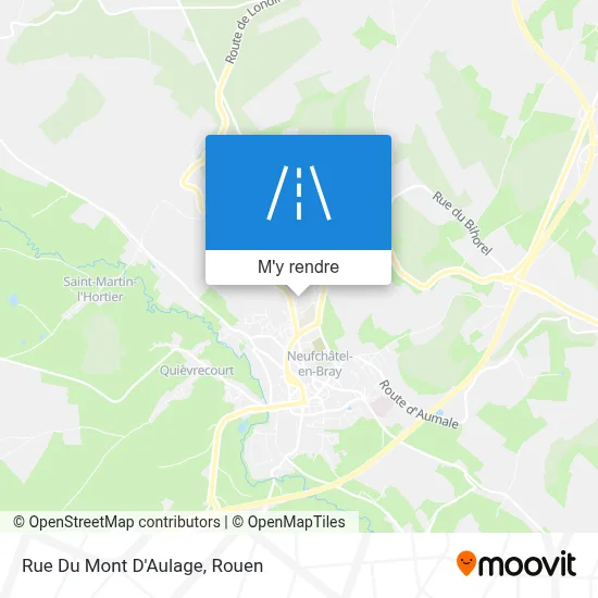 Rue Du Mont D'Aulage plan