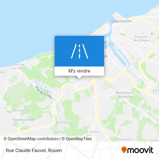 Rue Claude Fauvel plan