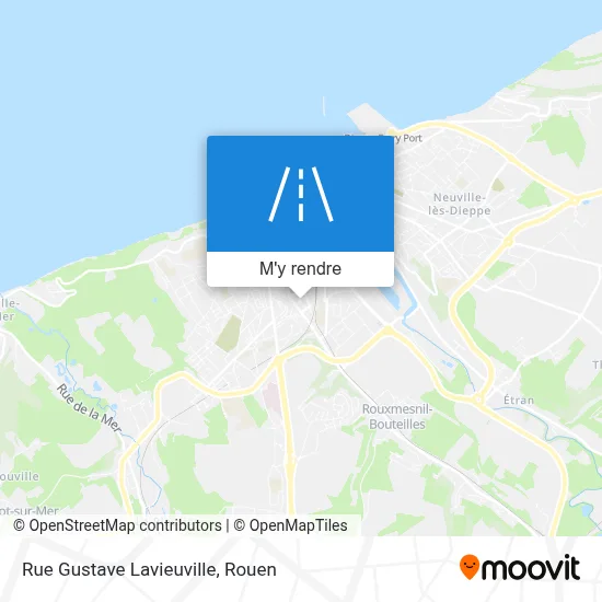 Rue Gustave Lavieuville plan