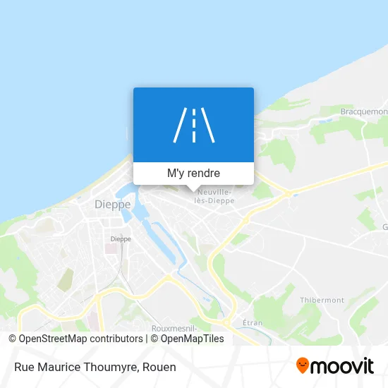 Rue Maurice Thoumyre plan