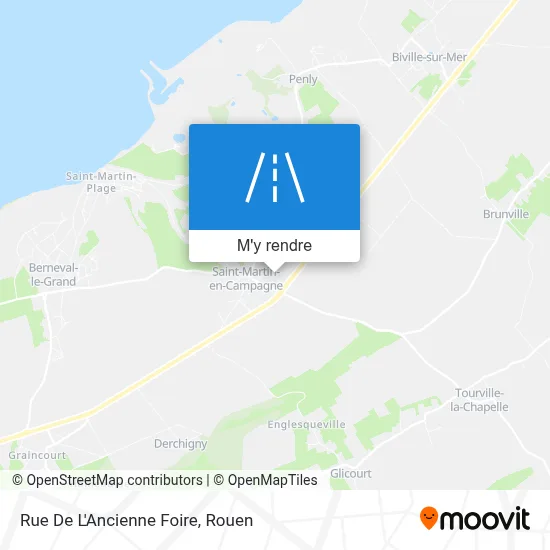 Rue De L'Ancienne Foire plan