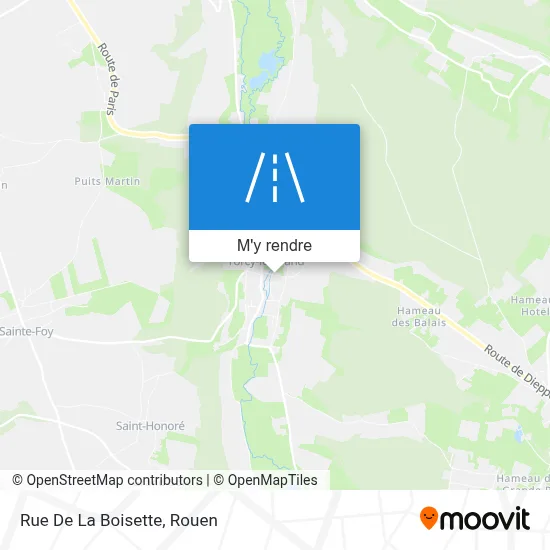Rue De La Boisette plan