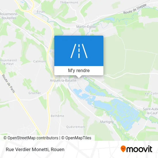 Rue Verdier Monetti plan