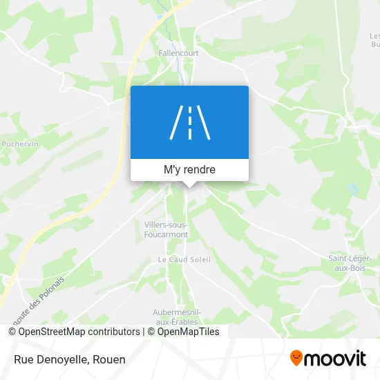 Rue Denoyelle plan