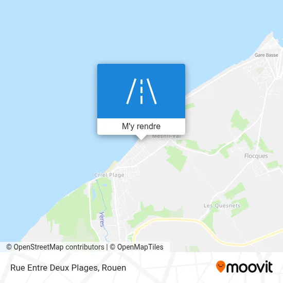 Rue Entre Deux Plages plan