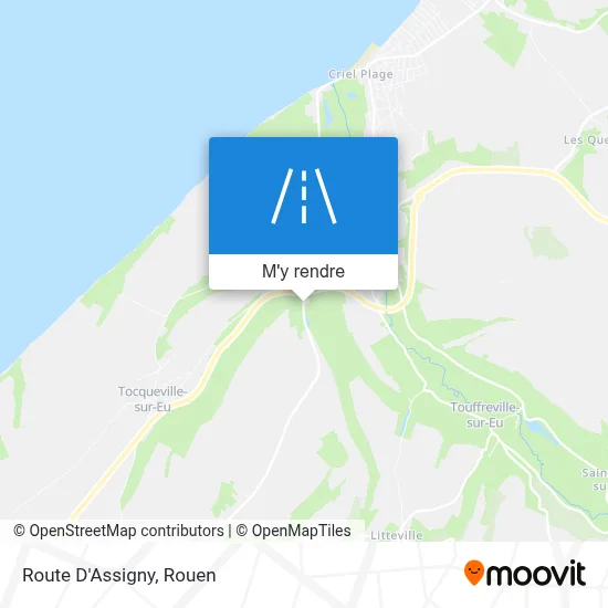 Route D'Assigny plan