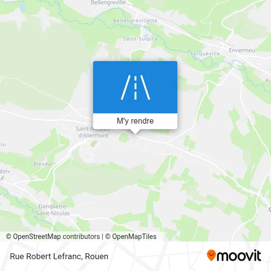 Rue Robert Lefranc plan