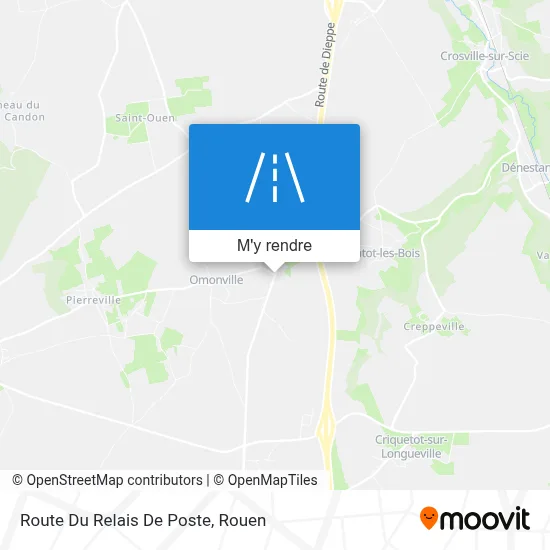 Route Du Relais De Poste plan