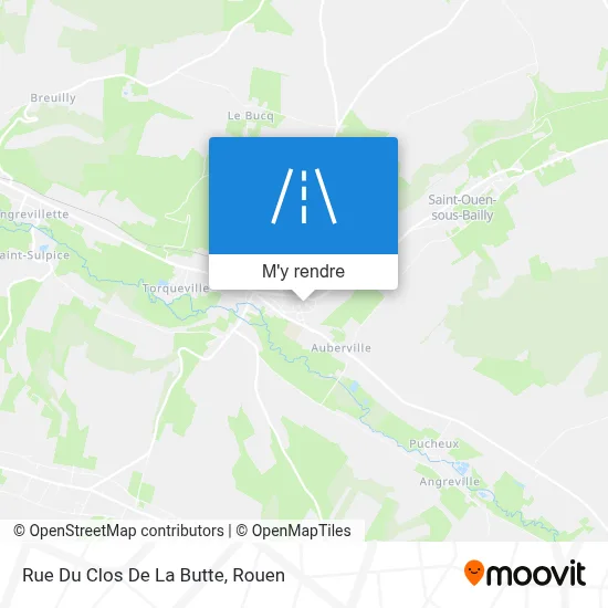 Rue Du Clos De La Butte plan