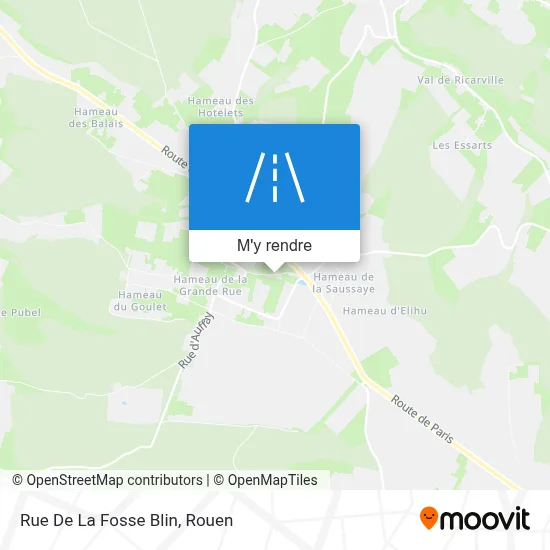 Rue De La Fosse Blin plan