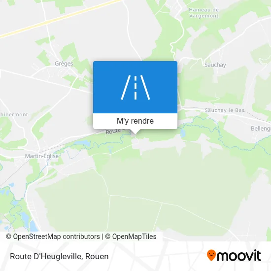 Route D'Heugleville plan