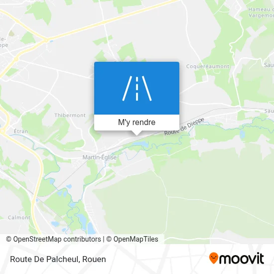 Route De Palcheul plan
