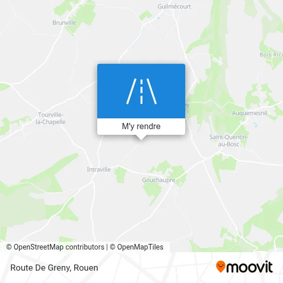 Route De Greny plan