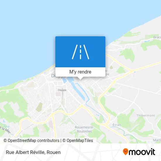 Rue Albert Réville plan