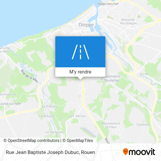 Rue Jean Baptiste Joseph Dubuc plan