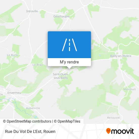 Rue Du Vol De L'Est plan