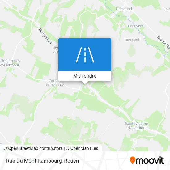 Rue Du Mont Rambourg plan