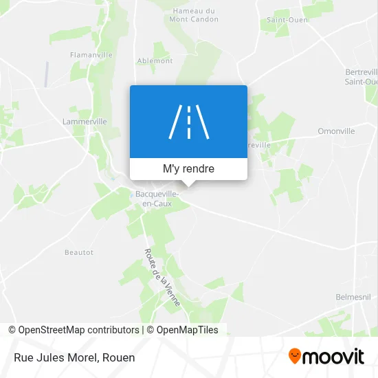 Rue Jules Morel plan