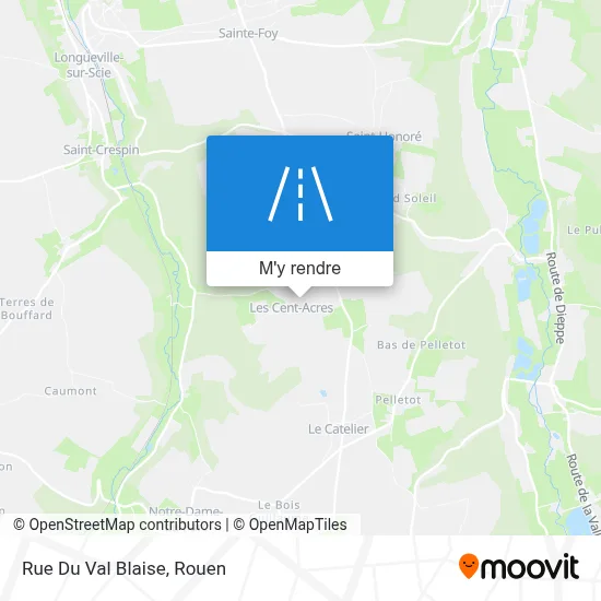 Rue Du Val Blaise plan