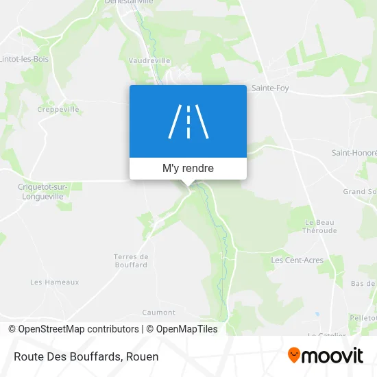 Route Des Bouffards plan