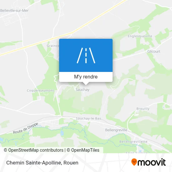 Chemin Sainte-Apolline plan