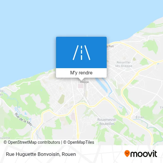 Rue Huguette Bonvoisin plan