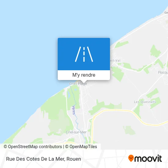 Rue Des Cotes De La Mer plan