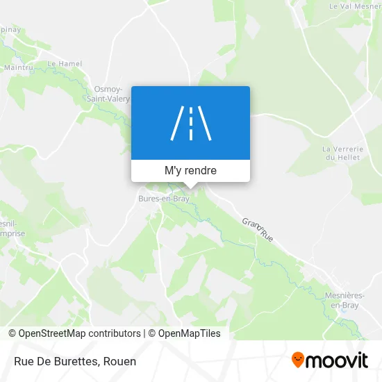 Rue De Burettes plan