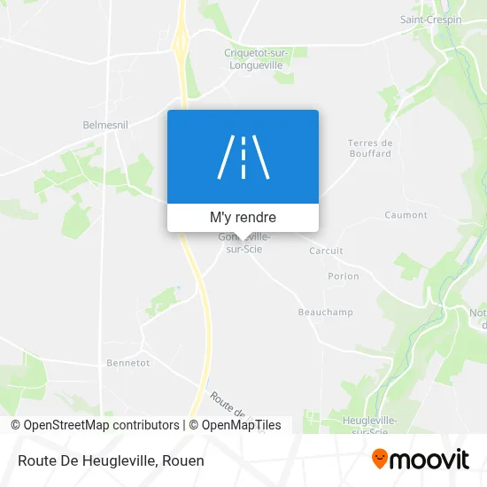 Route De Heugleville plan