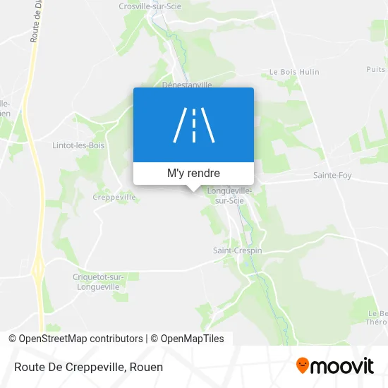 Route De Creppeville plan