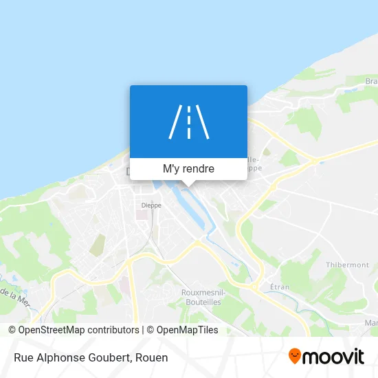 Rue Alphonse Goubert plan