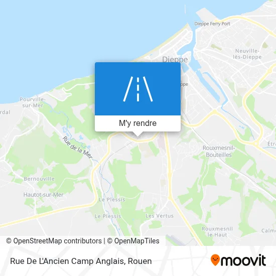 Rue De L'Ancien Camp Anglais plan