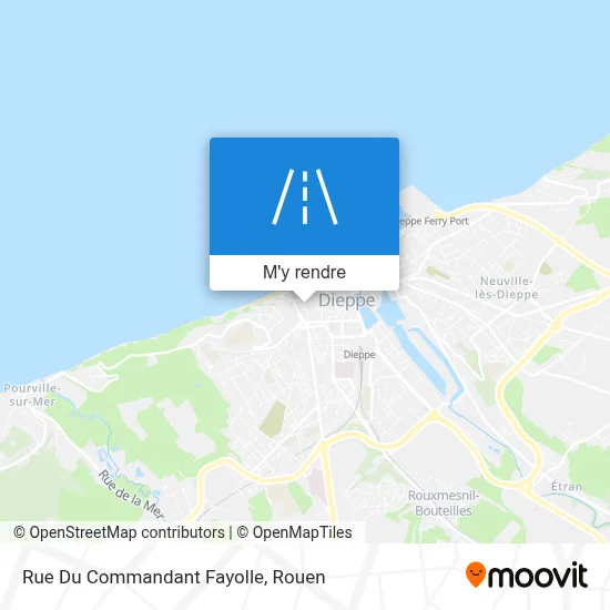 Rue Du Commandant Fayolle plan
