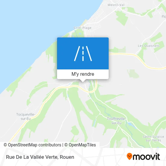 Rue De La Vallée Verte plan