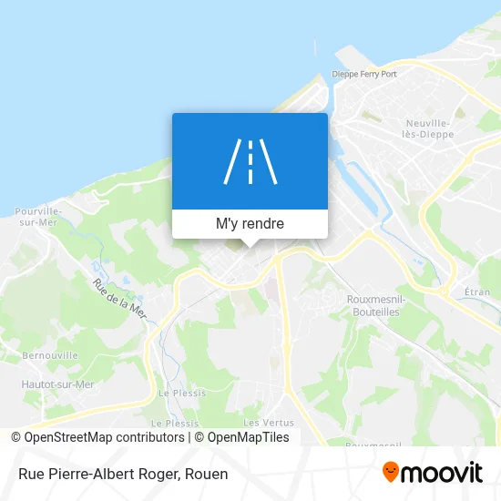 Rue Pierre-Albert Roger plan