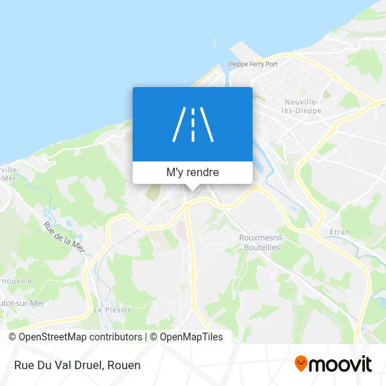 Rue Du Val Druel plan