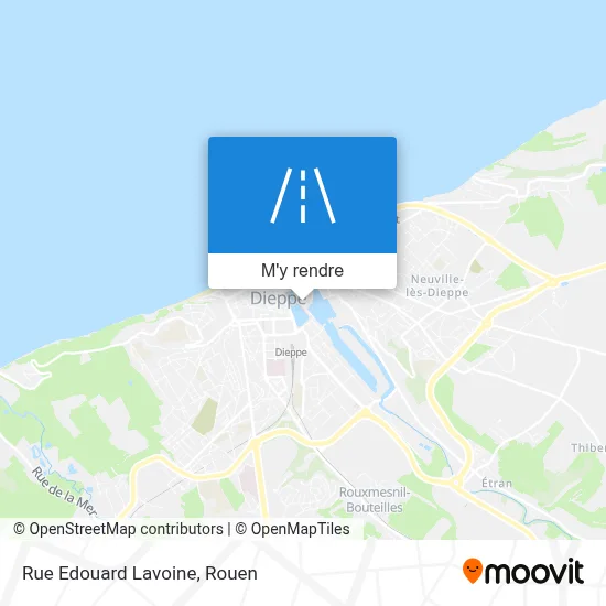 Rue Edouard Lavoine plan