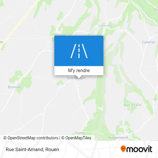 Rue Saint-Amand plan